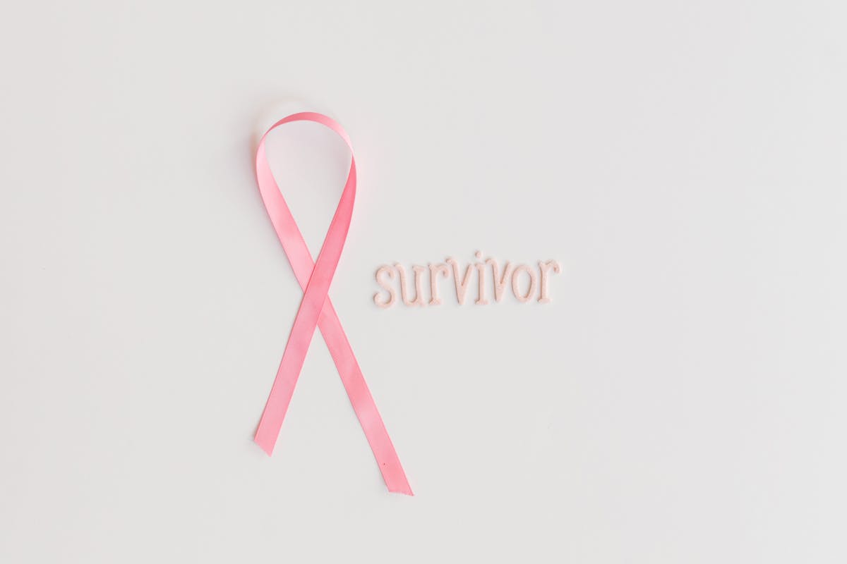 A serene and health-focused image representing the skin care and restoration journey for breast cancer survivors