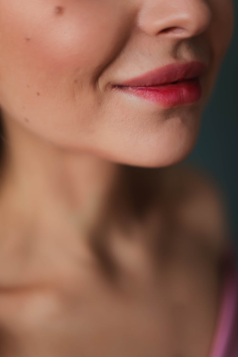 A sophisticated close-up showcasing various pigment shades and beautiful lip results